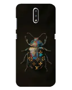 Чехол для Nokia 2.3 с картинкой «LV — мраморный принт»
