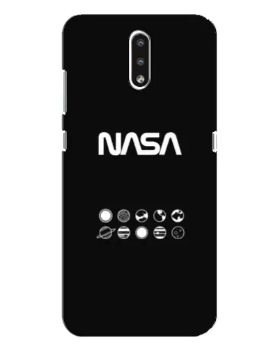 Чехол для Nokia 2.3 с картинкой «NASA — технический принт»