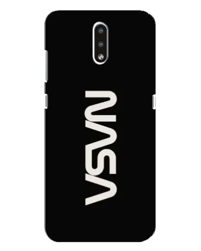 Чехол для Nokia 2.3 с картинкой «NASA — вертикальный логотип»