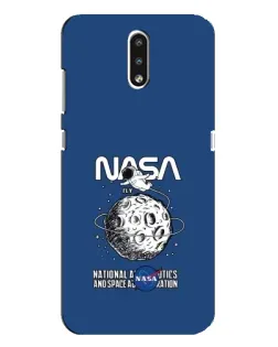 Чехол для Nokia 2.3 с картинкой «NASA — лунная миссия»