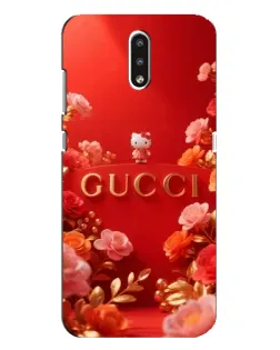 Чехол для Nokia 2.3 с картинкой «Gucci — золотой сад»