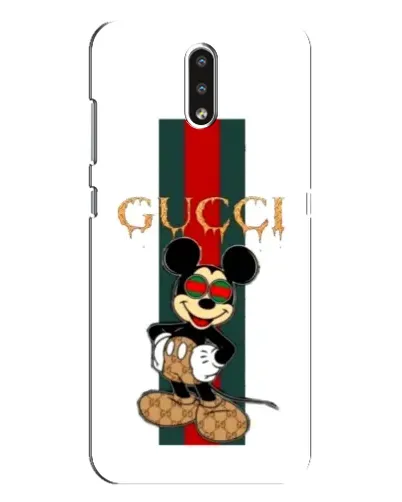 Чехол для Nokia 2.3 с картинкой «Микки Маус Gucci — полосы» Чехол для Nokia 2.3 с картинкой «Микки Маус Gucci — полосы»