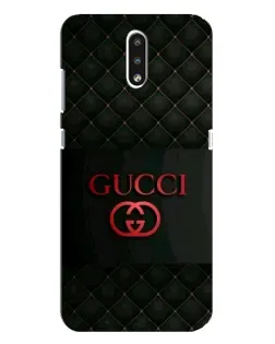 Чехол для Nokia 2.3 с картинкой «Gucci — стеганый черный»