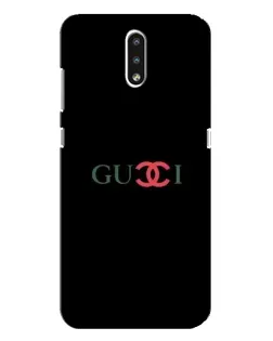 Чехол для Nokia 2.3 с картинкой «Gucci — красный градиент»