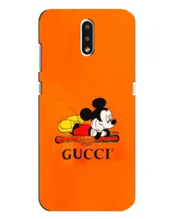 Чохол для Nokia 2.3 з картинкою «Міккі Маус Gucci — помаранч» Чохол для Nokia 2.3 з картинкою «Міккі Маус Gucci — помаранч»