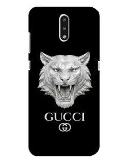 Чохол для Nokia 2.3 з картинкою «Gucci — срібний лев» Чохол для Nokia 2.3 з картинкою «Gucci — срібний лев»