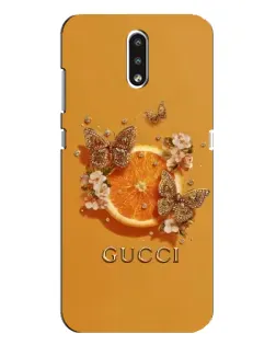 Чохол для Nokia 2.3 з картинкою «Gucci — золоті метелики» Чохол для Nokia 2.3 з картинкою «Gucci — золоті метелики»