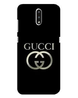 Чохол для Nokia 2.3 з картинкою «Gucci — золото на чорному» Чохол для Nokia 2.3 з картинкою «Gucci — золото на чорному»