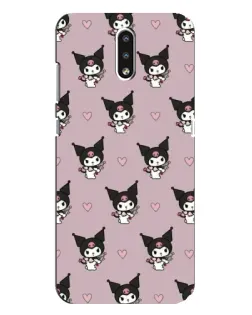 Чехол для Nokia 2.3 с картинкой «Kuromi — ночной сон»