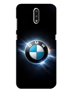 Чехол для Nokia 2.3 с картинкой «BMW — неоновое сияние»