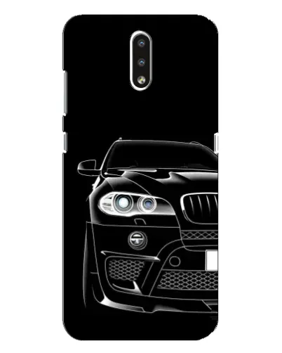 Чехол для Nokia 2.3 с картинкой «Темный силуэт BMW»