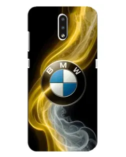 Чехол для Nokia 2.3 с картинкой «Золотистый дым BMW»