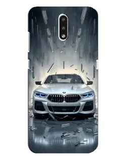Чехол для Nokia 2.3 с картинкой «BMW в свете фар»