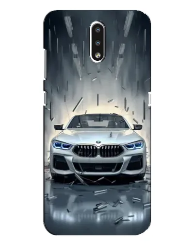 Чехол для Nokia 2.3 с картинкой «BMW в свете фар»