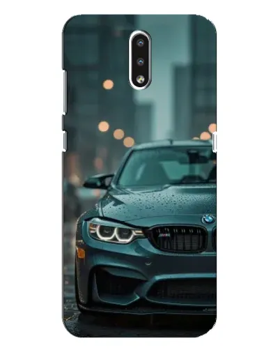 Чехол для Nokia 2.3 с картинкой «BMW в огнях города»