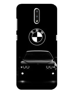 Чехол для Nokia 2.3 с картинкой «BMW — взгляд из темноты»