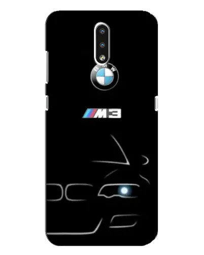 Чехол для Nokia 2.3 с картинкой «Минималистичный принт BMW M3»