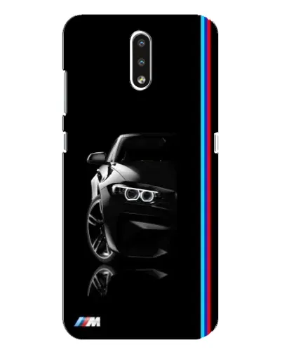 Чехол для Nokia 2.3 с картинкой «Силуэт BMW в темноте»
