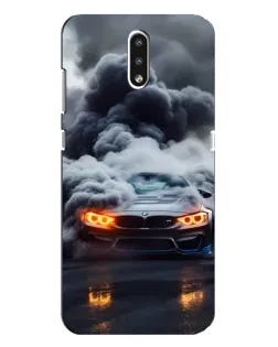 Чехол для Nokia 2.3 с картинкой «BMW в дыму»