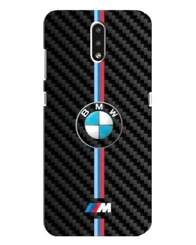 Чехол для Nokia 2.3 с картинкой «Эмблема BMW и карбон»