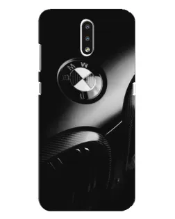 Чехол для Nokia 2.3 с картинкой «Эмблема BMW — макро»