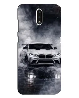 Чехол для Nokia 2.3 с картинкой «BMW сквозь туман»