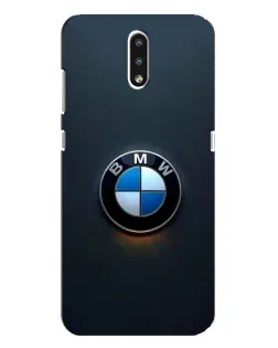 Чехол для Nokia 2.3 с картинкой «Логотип BMW — минимализм»
