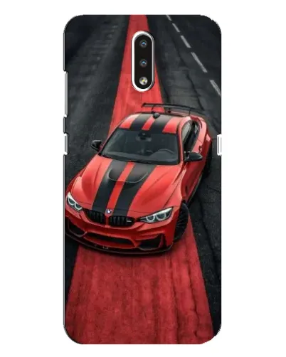 Чехол для Nokia 2.3 с картинкой «BMW на красной дорожке»