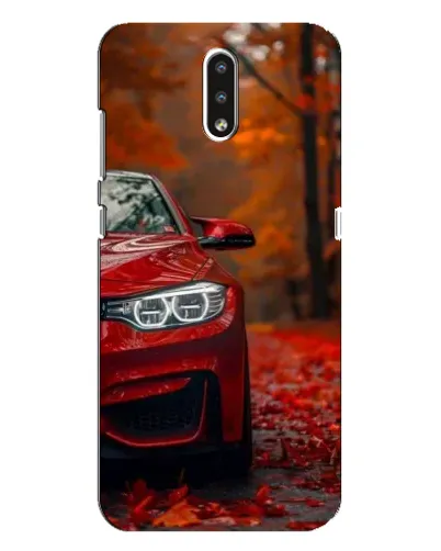 Чехол для Nokia 2.3 с картинкой «Осенняя BMW M4»