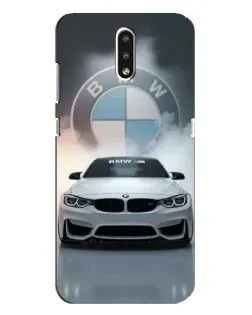 Чохол для Nokia 2.3 з картинкою «BMW в білому диму»