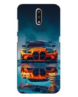 Чохол для Nokia 2.3 з картинкою «BMW — золота емблема»