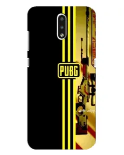 Чехол для Nokia 2.3 с картинкой «PUBG — камуфляжный шлем»