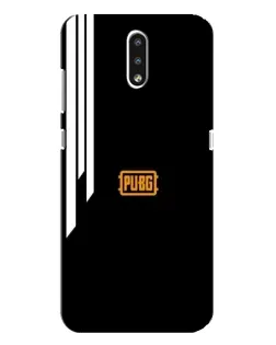 Чехол для Nokia 2.3 с картинкой «PUBG — вертикальные линии»