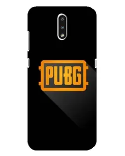 Чехол для Nokia 2.3 с картинкой «PUBG — рамка лого»