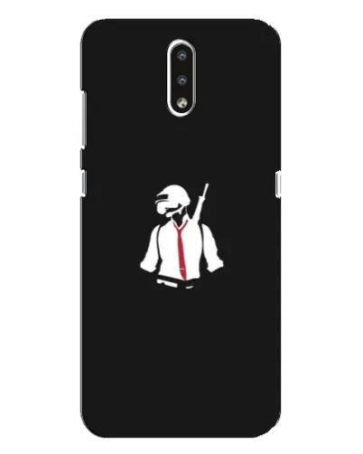 Чехол для Nokia 2.3 с картинкой «PUBG — силуэт воина»