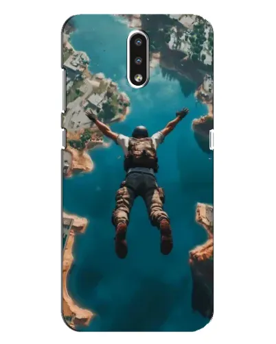 Чехол для Nokia 2.3 с картинкой «PUBG — свободное падение»
