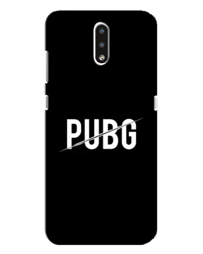 Чехол для Nokia 2.3 с картинкой «PUBG — белый логотип»