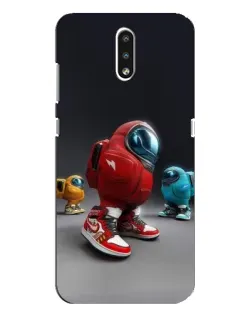 Чехол для Nokia 2.3 с картинкой «Among Us — 3D стиль»