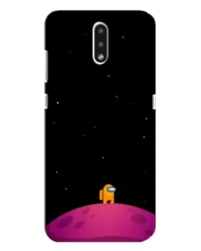 Чехол для Nokia 2.3 с картинкой «Одинокий герой на планете»