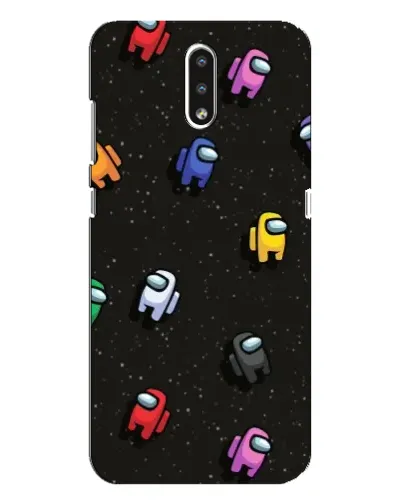 Чехол для Nokia 2.3 с картинкой «Космический паттерн Among Us»