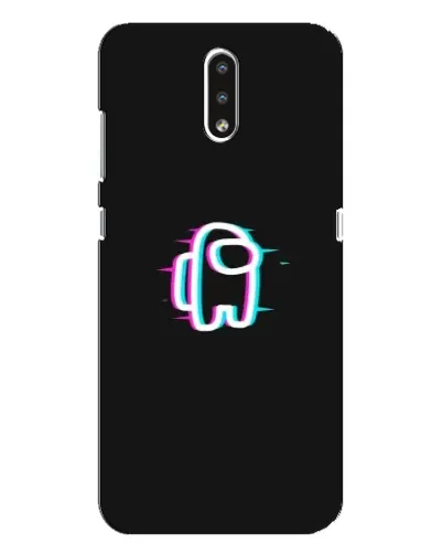 Чехол для Nokia 2.3 с картинкой «Among Us неон»
