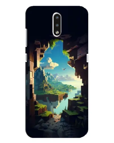 Чехол для Nokia 2.3 с картинкой «Вид из пещеры»