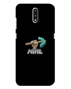 Чехол для Nokia 2.3 с картинкой «Алмазная кирка»
