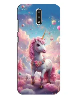 Чохол для Nokia 2.3 з картинкою «Єдиноріг серед хмар»