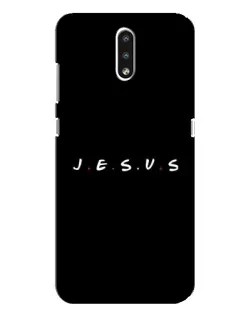 Чохол для Nokia 2.3 з картинкою «Крапки віри J.E.S.U.S.»