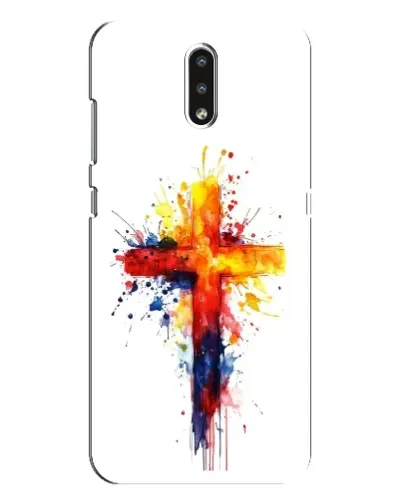 Чохол для Nokia 2.3 з картинкою «Акварельний хрест»