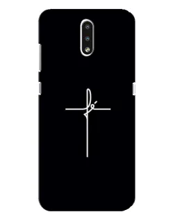 Чохол для Nokia 2.3 з картинкою «Тонкий хрест»