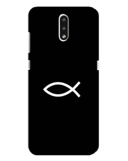 Чохол для Nokia 2.3 з картинкою «Символ риби Jesus»
