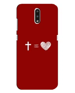 Чохол для Nokia 2.3 з картинкою «Рівняння любові»