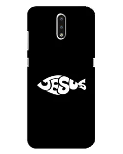 Чохол для Nokia 2.3 з картинкою «Риба  Jesus»
